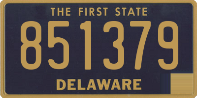 DE license plate 851379