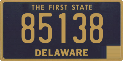 DE license plate 85138
