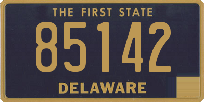 DE license plate 85142