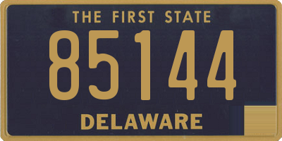 DE license plate 85144