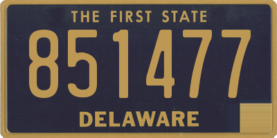 DE license plate 851477