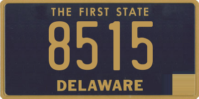 DE license plate 8515