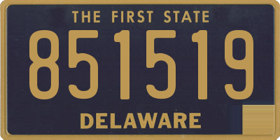 DE license plate 851519