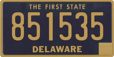 DE license plate 851535