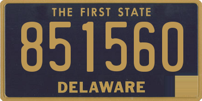 DE license plate 851560