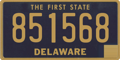 DE license plate 851568