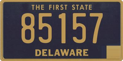 DE license plate 85157