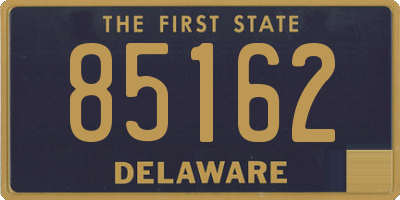 DE license plate 85162