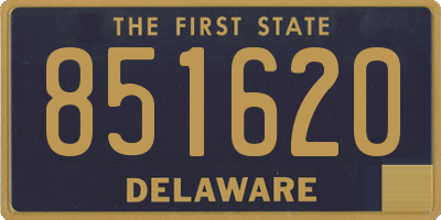 DE license plate 851620