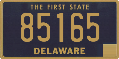 DE license plate 85165