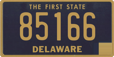 DE license plate 85166