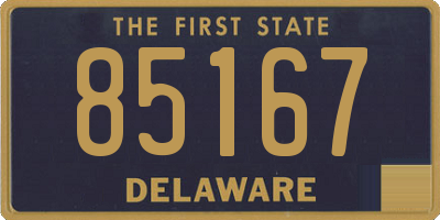 DE license plate 85167