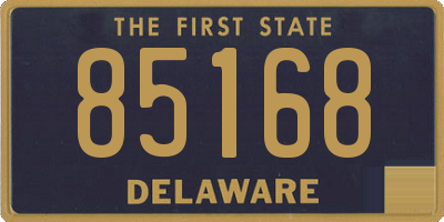 DE license plate 85168