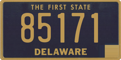 DE license plate 85171