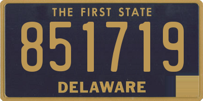DE license plate 851719