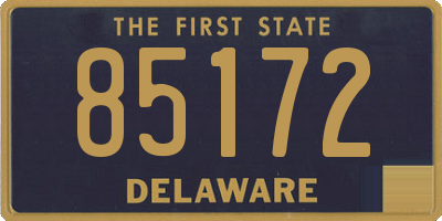 DE license plate 85172