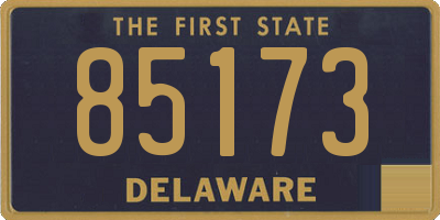 DE license plate 85173