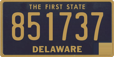 DE license plate 851737