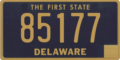 DE license plate 85177