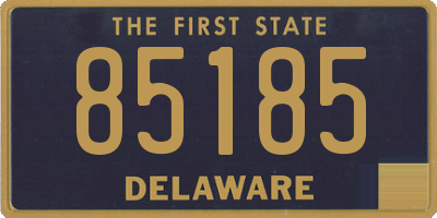 DE license plate 85185