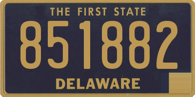 DE license plate 851882