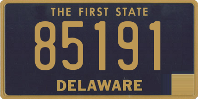 DE license plate 85191