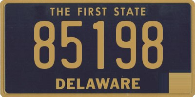 DE license plate 85198