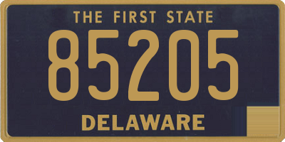 DE license plate 85205