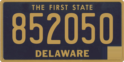 DE license plate 852050