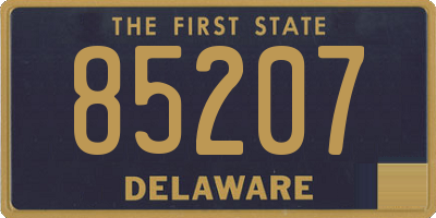 DE license plate 85207