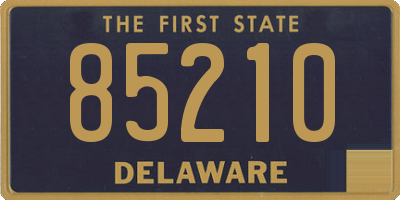 DE license plate 85210
