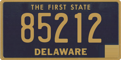 DE license plate 85212