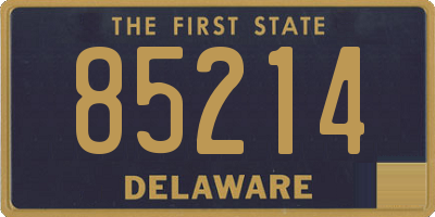 DE license plate 85214