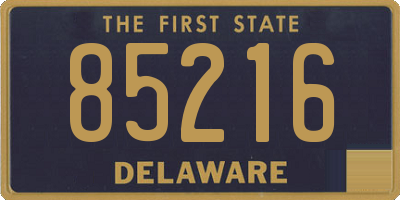 DE license plate 85216