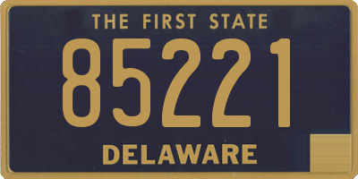 DE license plate 85221