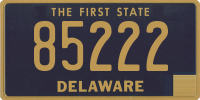 DE license plate 85222