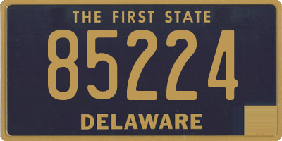 DE license plate 85224