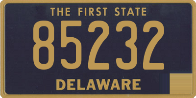 DE license plate 85232