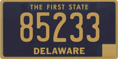 DE license plate 85233