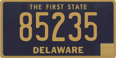 DE license plate 85235