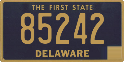 DE license plate 85242