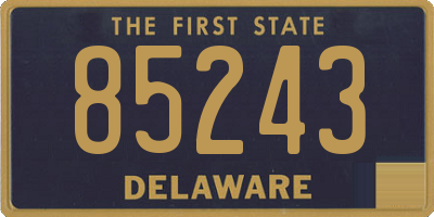 DE license plate 85243