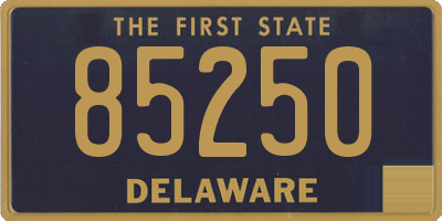 DE license plate 85250