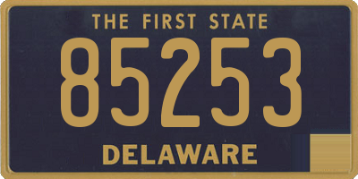 DE license plate 85253