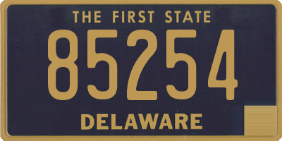 DE license plate 85254