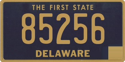 DE license plate 85256