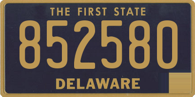 DE license plate 852580