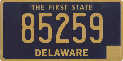DE license plate 85259