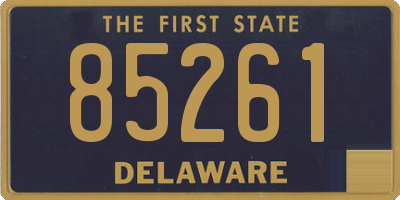 DE license plate 85261