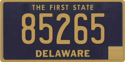 DE license plate 85265